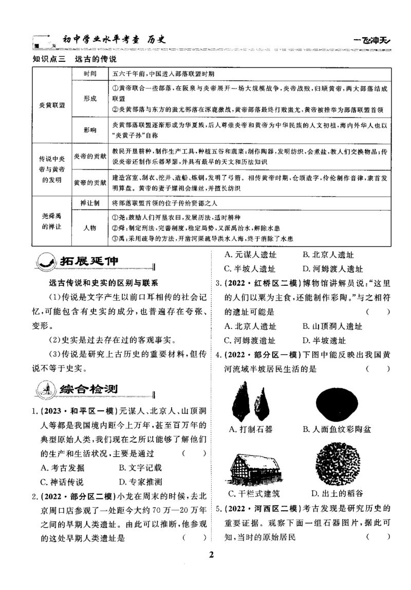 一飞冲天-初中学业水平考察-历史_《一飞冲天-中考专项》2026版_一飞冲天-中考专项精品试题分类（2024版）
