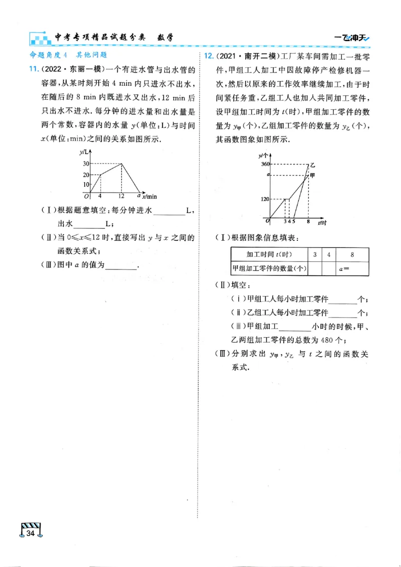 一飞冲天-中考专项精品试题分类-数学_《一飞冲天-中考专项》2026版_一飞冲天-中考专项（2026版）
