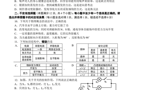2008年青岛市中考物理试卷和答案_中考真题_4.物理中考真题2015-2024年_地区卷_山东省_青岛物理08-22