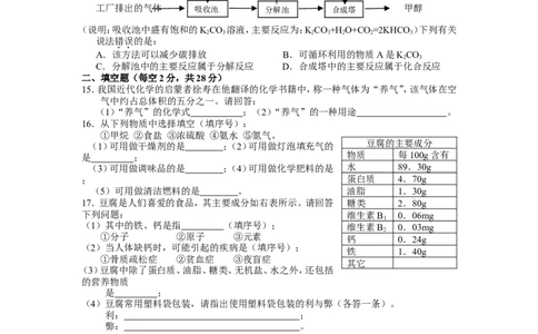 2012年海南中考化学试题及答案_中考真题_5.化学中考真题2015-2024年_地区卷_海南中考化学08-21