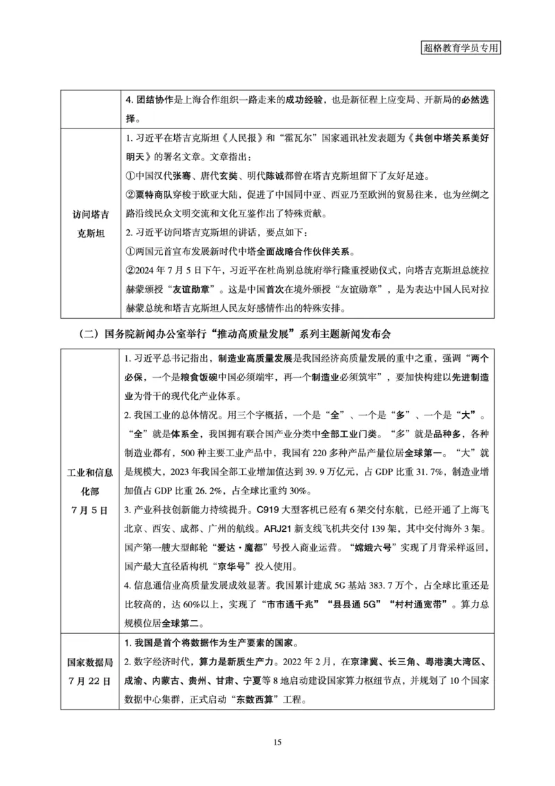 2024年7月时政梳理讲义_2024072915503070_2026考公资料_（05）超格_超格时政_24时政合集_2024超格时政梳理+时政刷题_2024年时政梳理_07、7月梳理