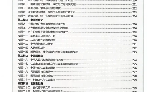一飞冲天-初中学业水平考察-历史参考答案_《一飞冲天-中考专项》2026版_一飞冲天-中考专项精品试题分类（2024版）