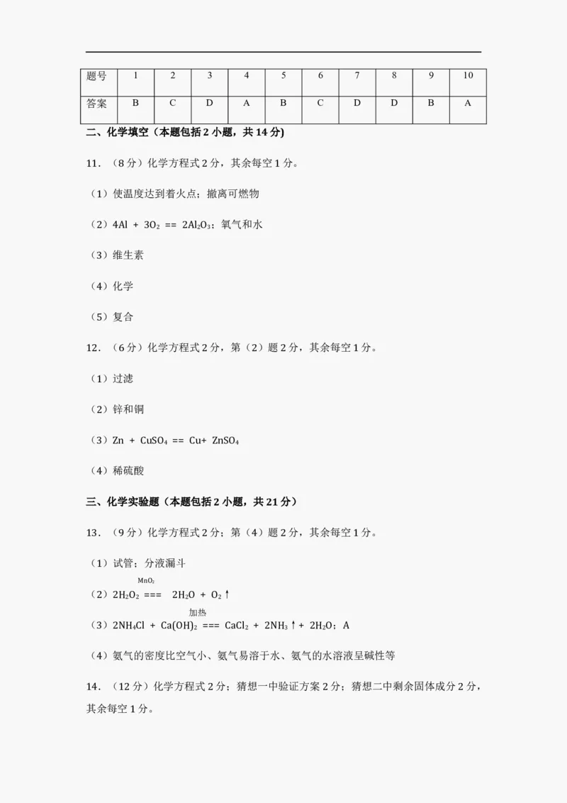 2012年江苏省徐州市中考化学试题及答案_中考真题_5.化学中考真题2015-2024年_地区卷_江苏省_徐州中考化学08-22