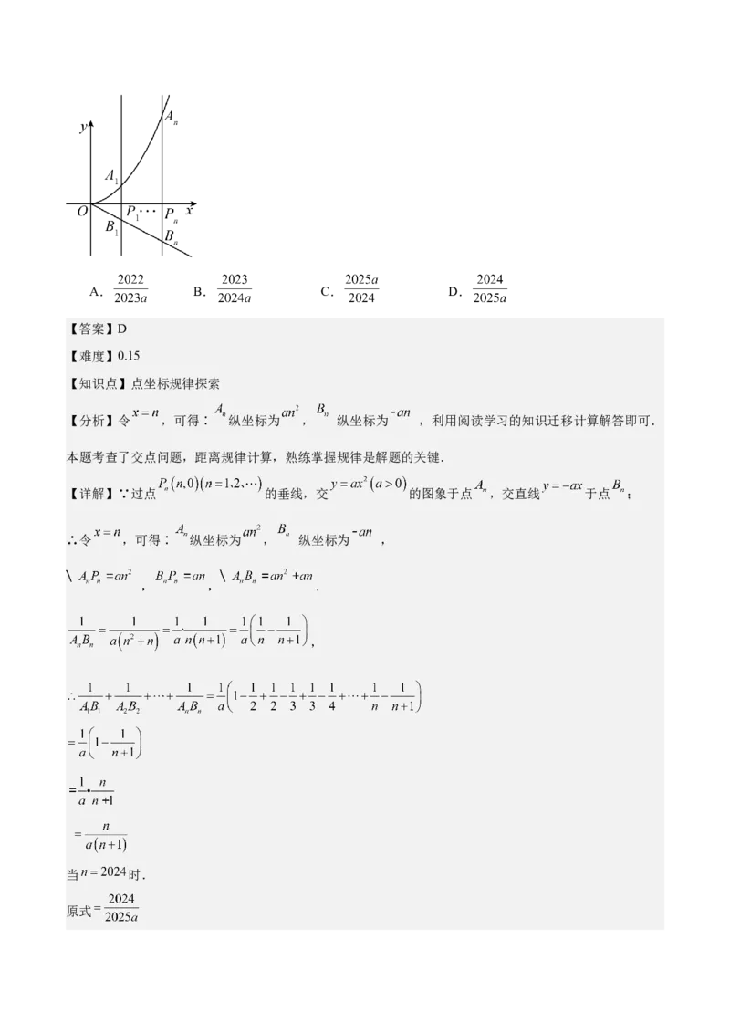专题03平面直角坐标系与函数（4大模块知识梳理+9个考点+3个易错点）解析版_2数学总复习_2025中考复习资料_2025年中考数学一轮知识梳理