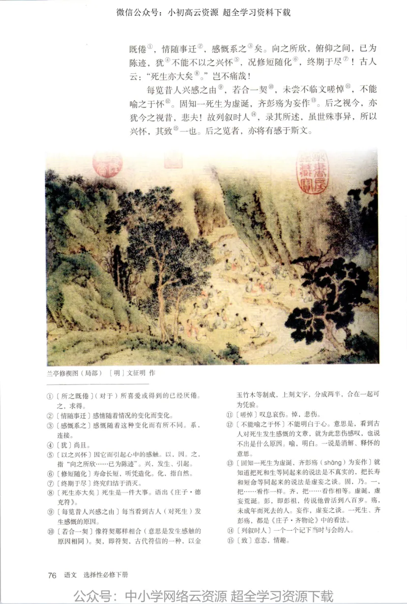 2019年新改版高中语文选择性必修下册_4-教培资料-26年最新资料-同步更新_科一科二电子资料合集中小幼（笔记真题知识点汇总等）文件多，按需保存_各机构笔记合集（中小幼）推荐