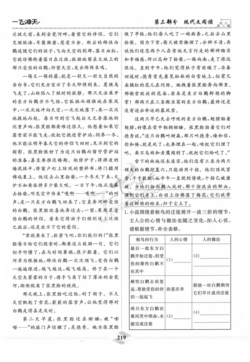 一飞冲天-中考专项精品试题分类-语文_《一飞冲天-中考专项》2026版_一飞冲天-中考专项精品试题分类（2024版）