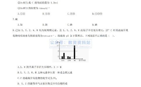 2024年上半年高中《化学》真题_4-教培资料-26年最新资料-同步更新_初中高中教资_03科三专项（进去保存报考的学科即可）_01科目三FB网课、三色速记手册、知识点导图等推荐