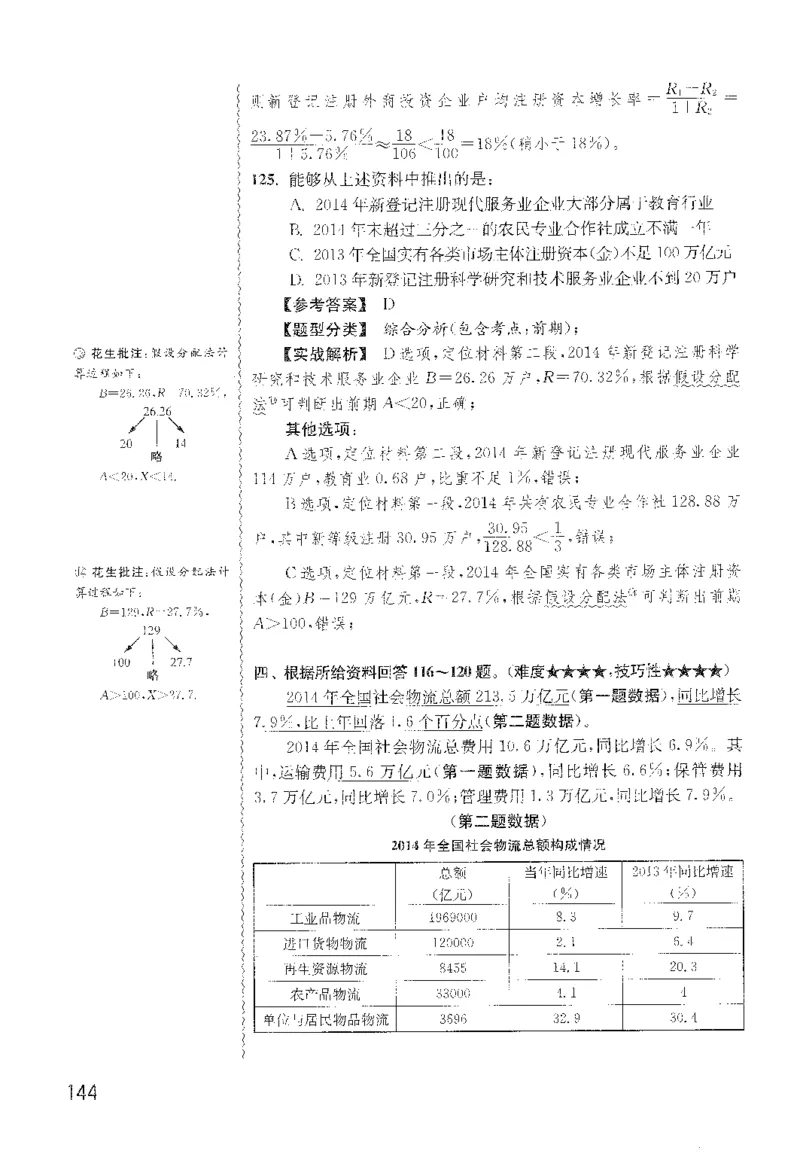 最新：1200题解析_2026考公资料_花生十三合集_刷题花生十三数量关系1200题资料分析1200题⭐⭐_2022完整版花生资料分析1200题