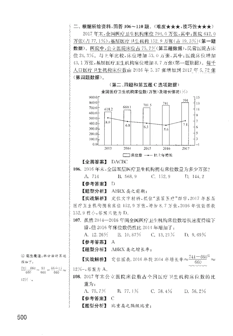 最新：1200题解析_2026考公资料_花生十三合集_刷题花生十三数量关系1200题资料分析1200题⭐⭐_2022完整版花生资料分析1200题