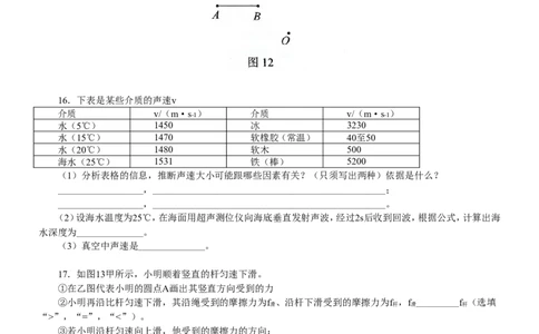 2013年广州市中考物理试题(含答案)_中考真题_4.物理中考真题2015-2024年_地区卷_广东省_广东广州中考物理2008---2022年