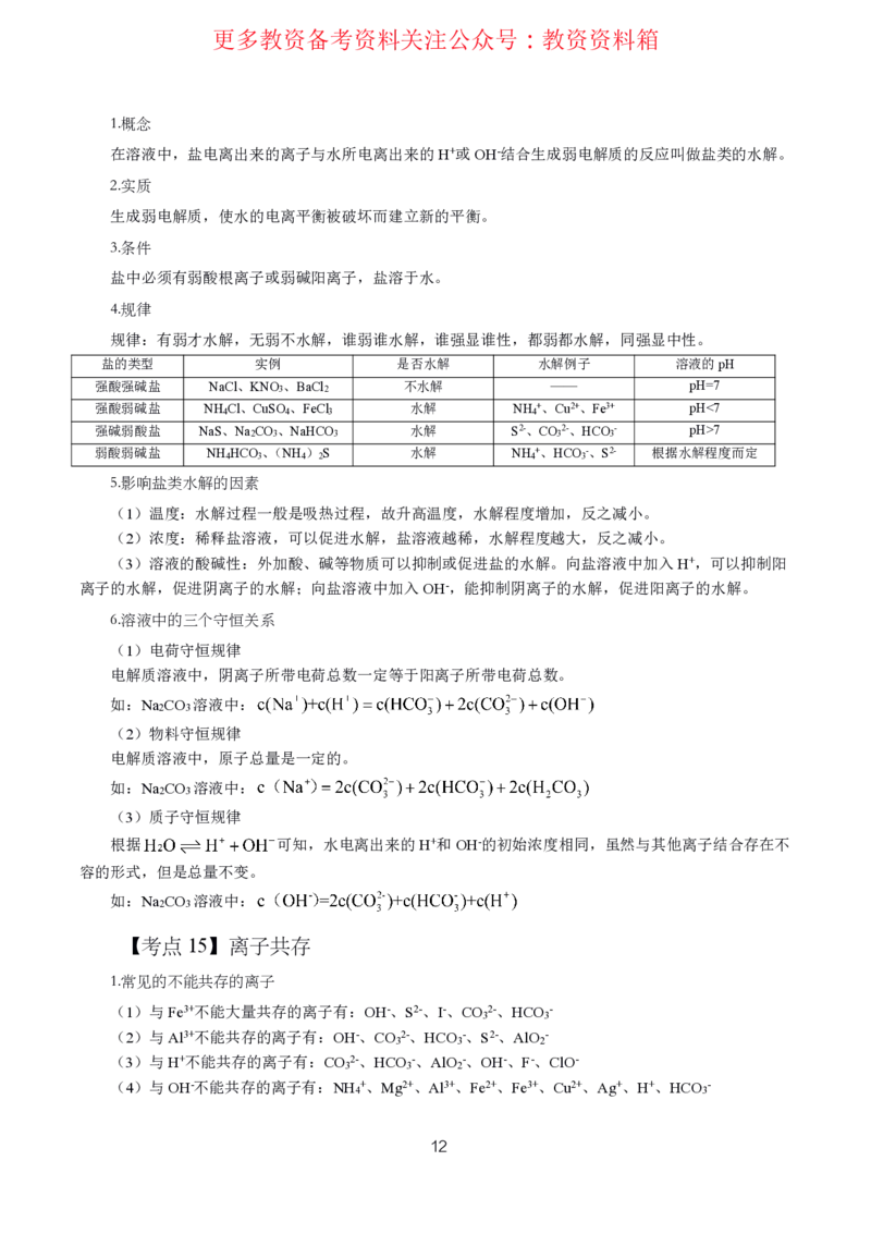 化学高频考点_教资_292026上教资科三高频考点