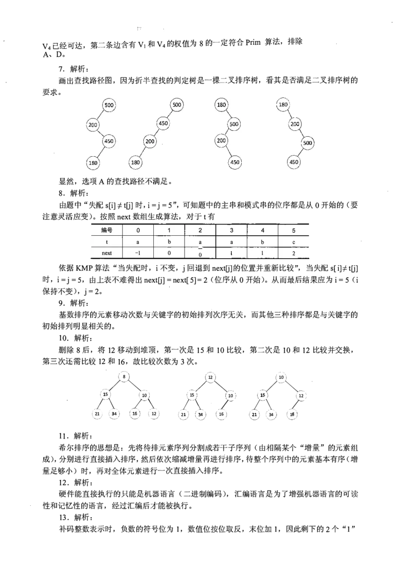 2015年计算机408统考真题解析_408计算机统考历年真题_2009-2025计算机408真题解析