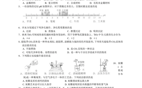 2009年盐城市中考化学试卷及答案(word版)_中考真题_5.化学中考真题2015-2024年_地区卷_江苏省_盐城中考化学2008--2022年
