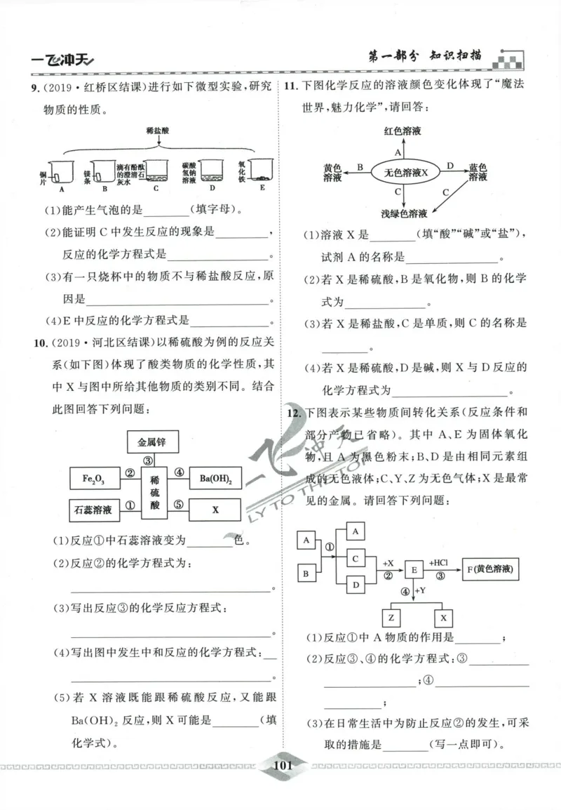 一飞冲天-中考专项精品试题分类-化学_《一飞冲天-中考专项》2026版_一飞冲天-中考专项精品试题分类（2024版）