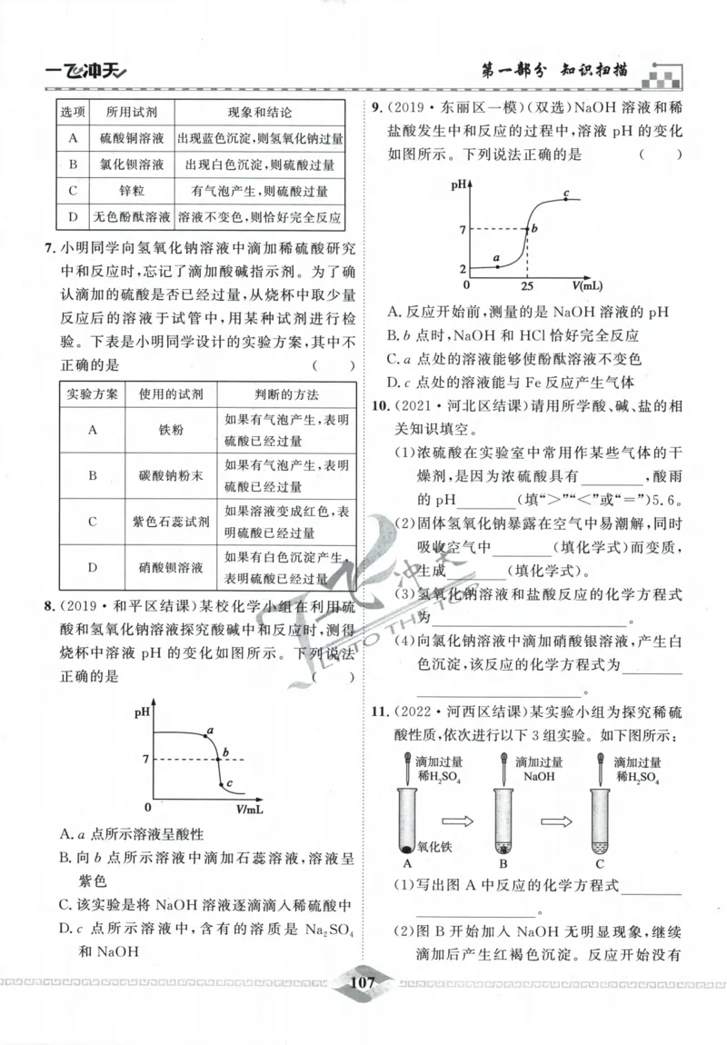 一飞冲天-中考专项精品试题分类-化学_《一飞冲天-中考专项》2026版_一飞冲天-中考专项精品试题分类（2024版）
