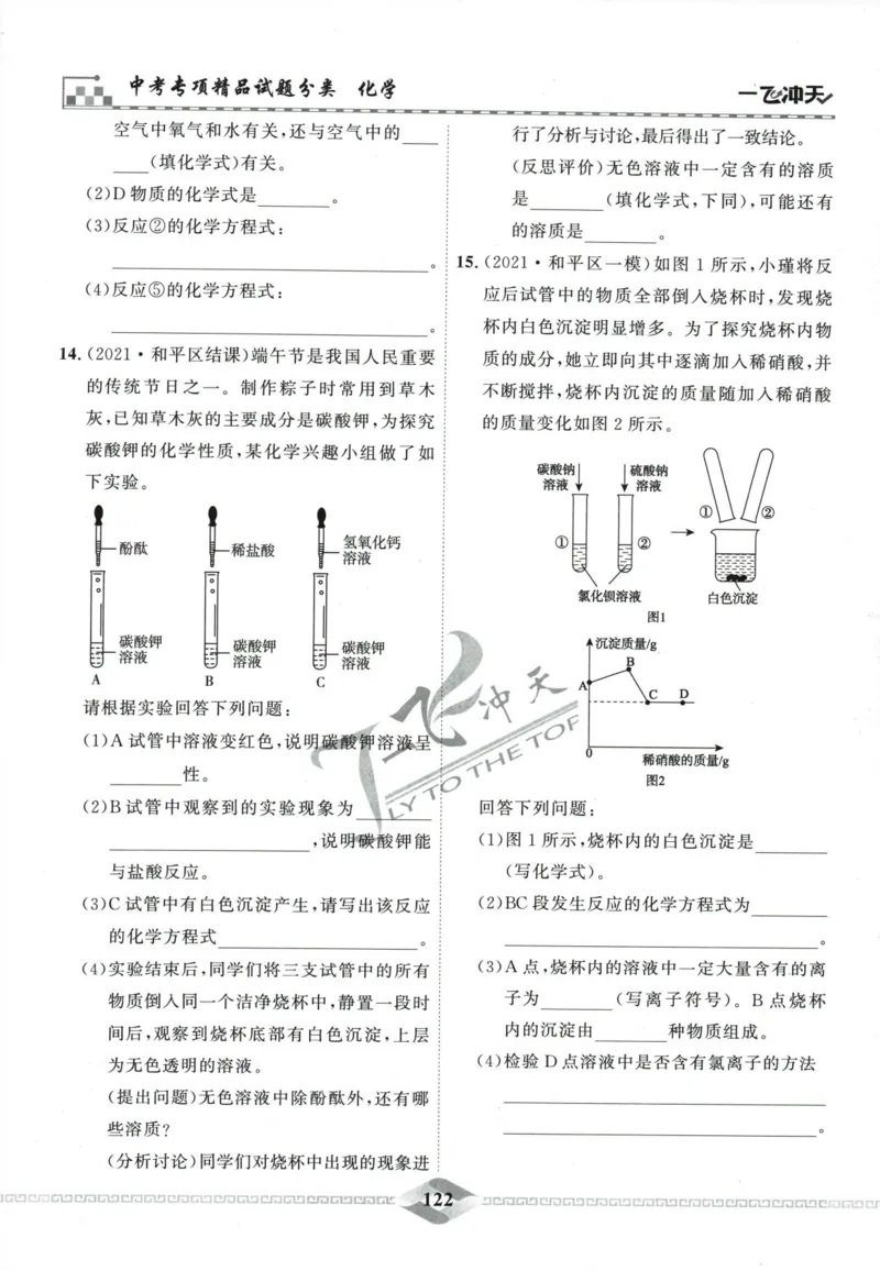 一飞冲天-中考专项精品试题分类-化学_《一飞冲天-中考专项》2026版_一飞冲天-中考专项精品试题分类（2024版）