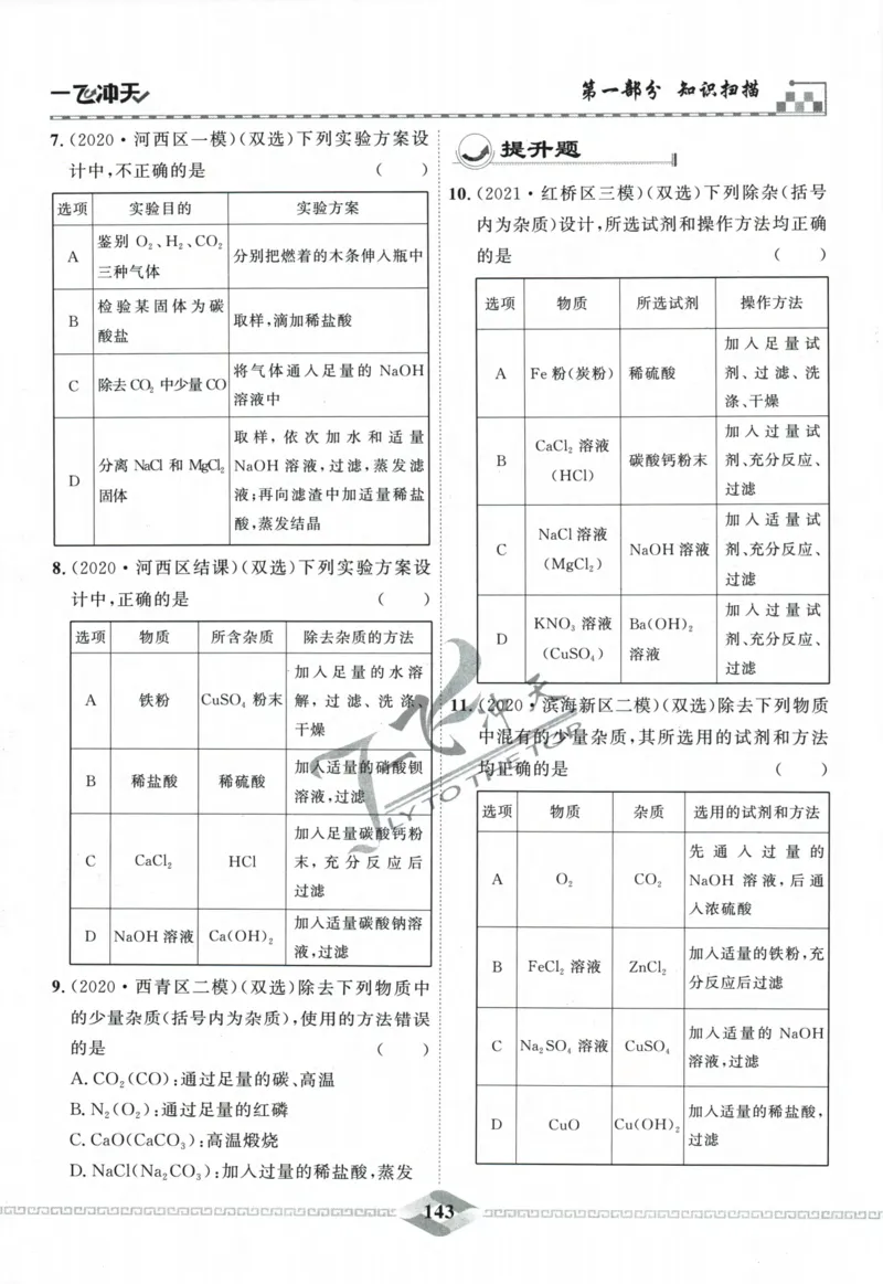 一飞冲天-中考专项精品试题分类-化学_《一飞冲天-中考专项》2026版_一飞冲天-中考专项精品试题分类（2024版）