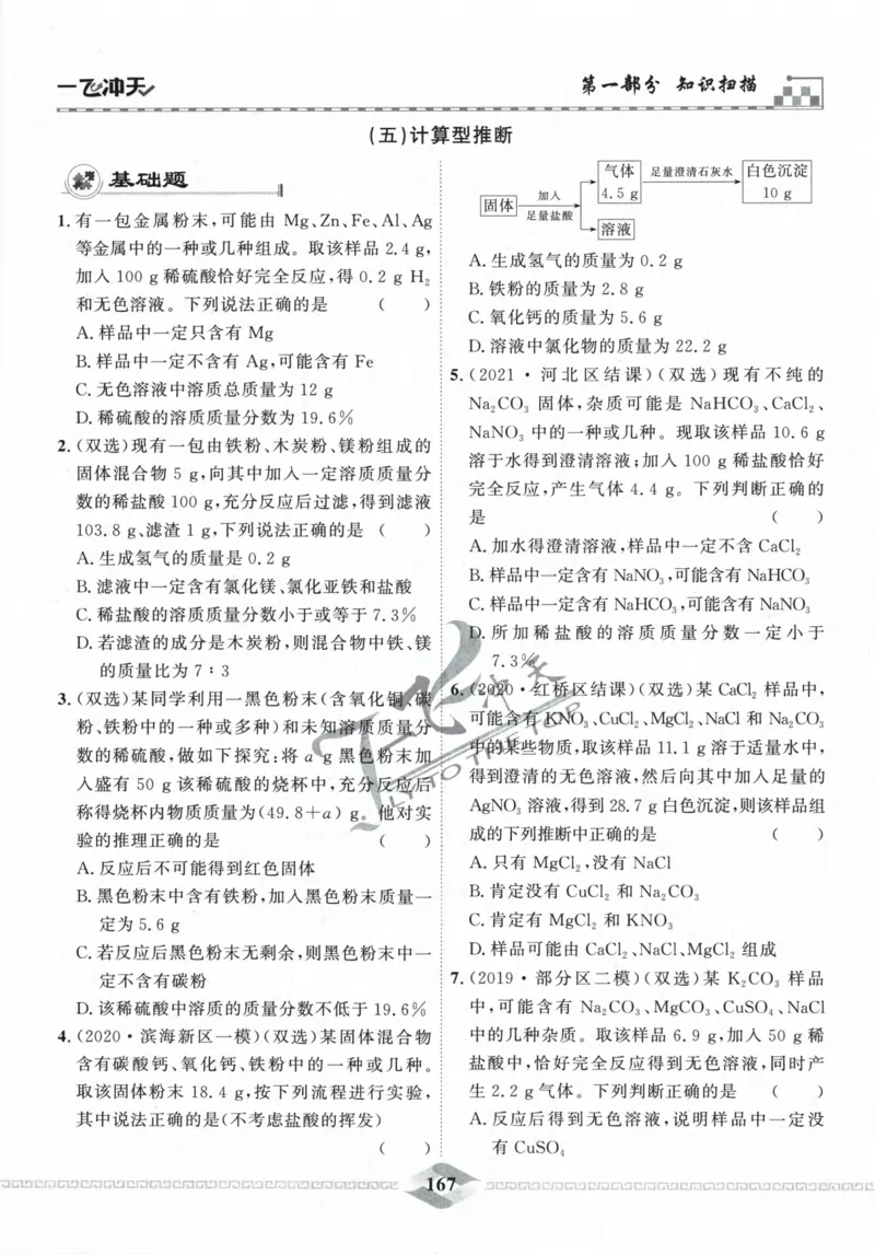 一飞冲天-中考专项精品试题分类-化学_《一飞冲天-中考专项》2026版_一飞冲天-中考专项精品试题分类（2024版）