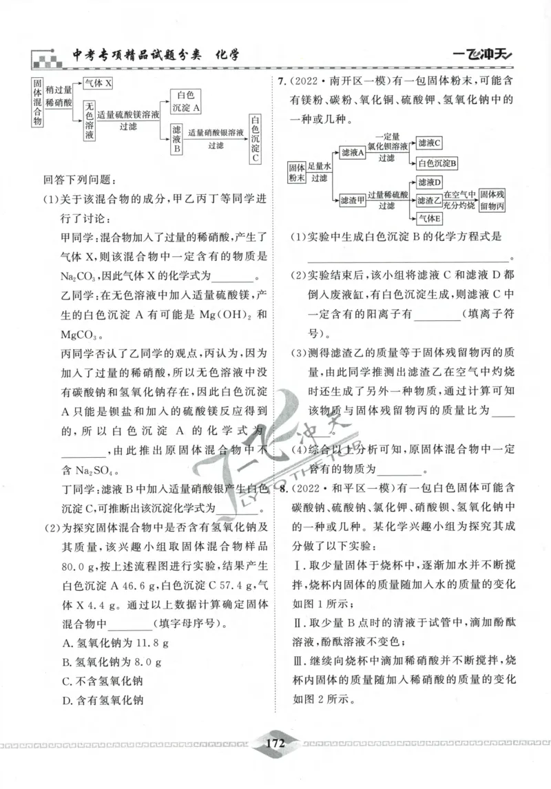 一飞冲天-中考专项精品试题分类-化学_《一飞冲天-中考专项》2026版_一飞冲天-中考专项精品试题分类（2024版）