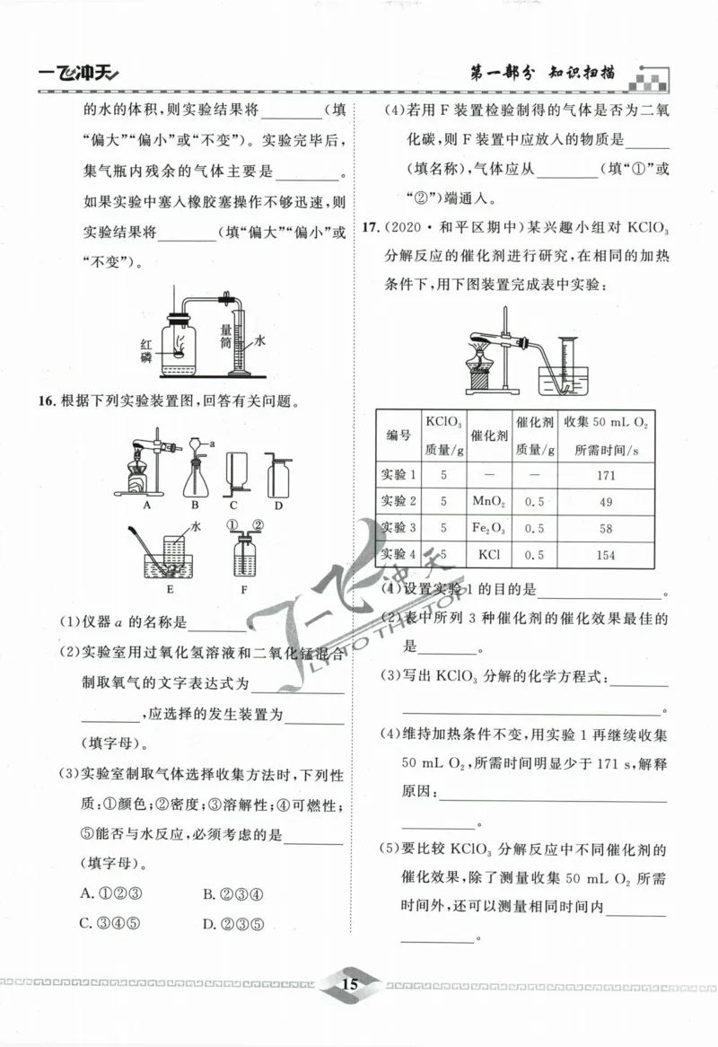 一飞冲天-中考专项精品试题分类-化学_《一飞冲天-中考专项》2026版_一飞冲天-中考专项精品试题分类（2024版）