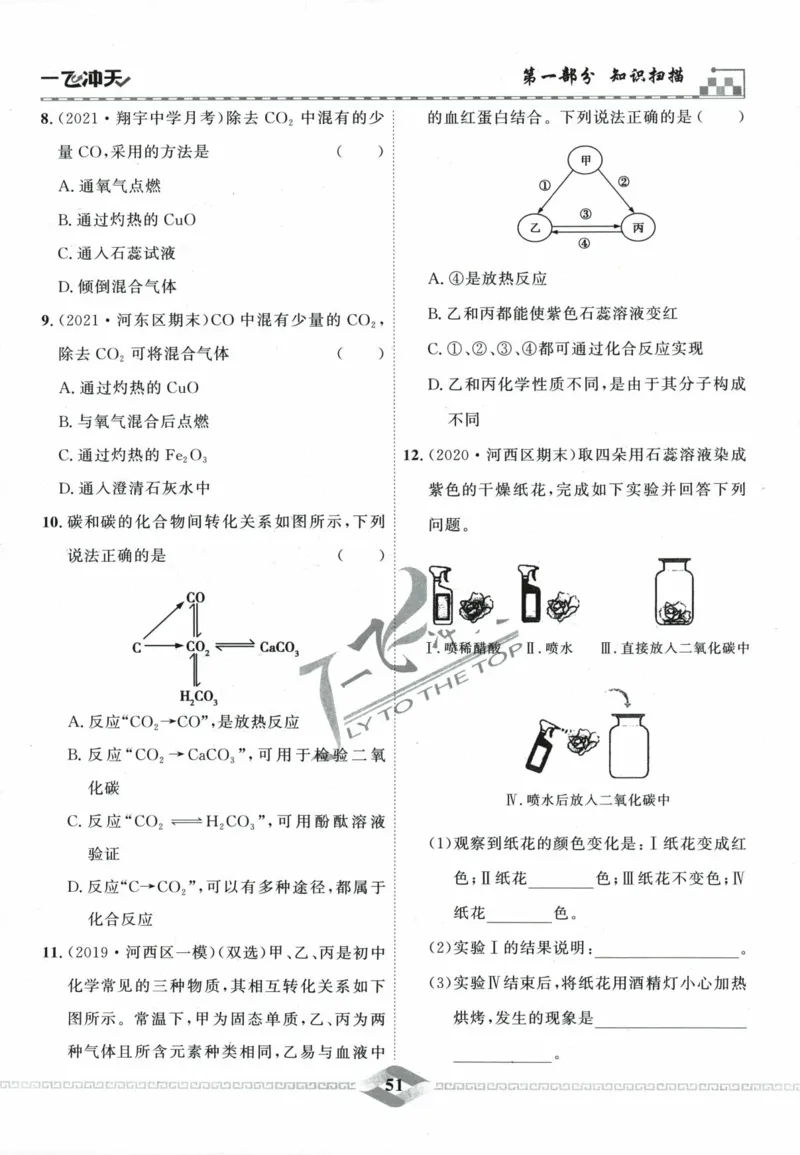 一飞冲天-中考专项精品试题分类-化学_《一飞冲天-中考专项》2026版_一飞冲天-中考专项精品试题分类（2024版）