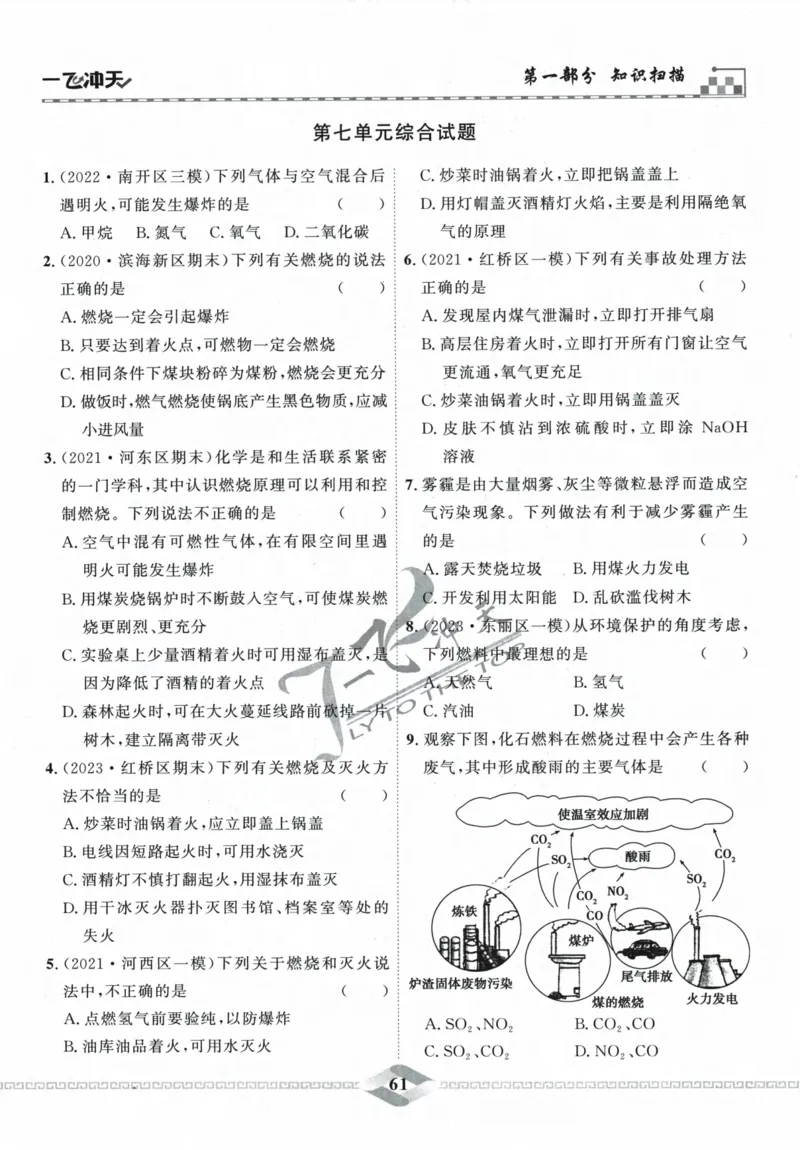 一飞冲天-中考专项精品试题分类-化学_《一飞冲天-中考专项》2026版_一飞冲天-中考专项精品试题分类（2024版）