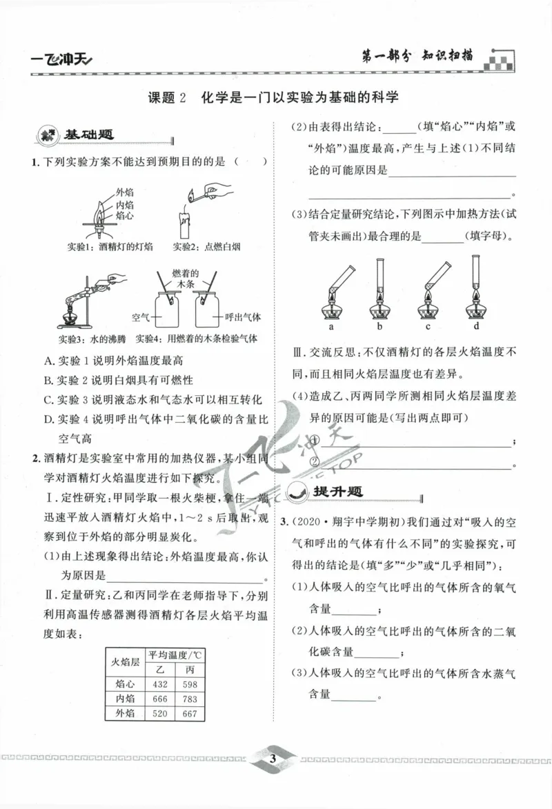一飞冲天-中考专项精品试题分类-化学_《一飞冲天-中考专项》2026版_一飞冲天-中考专项精品试题分类（2024版）