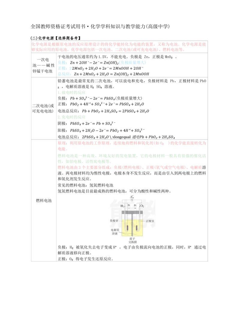 高中化学-学霸笔记109页(1)_教资_初高中2026教资_26上资料（持续更新）_高中科三_高中科目三资料包合集②_高中化学