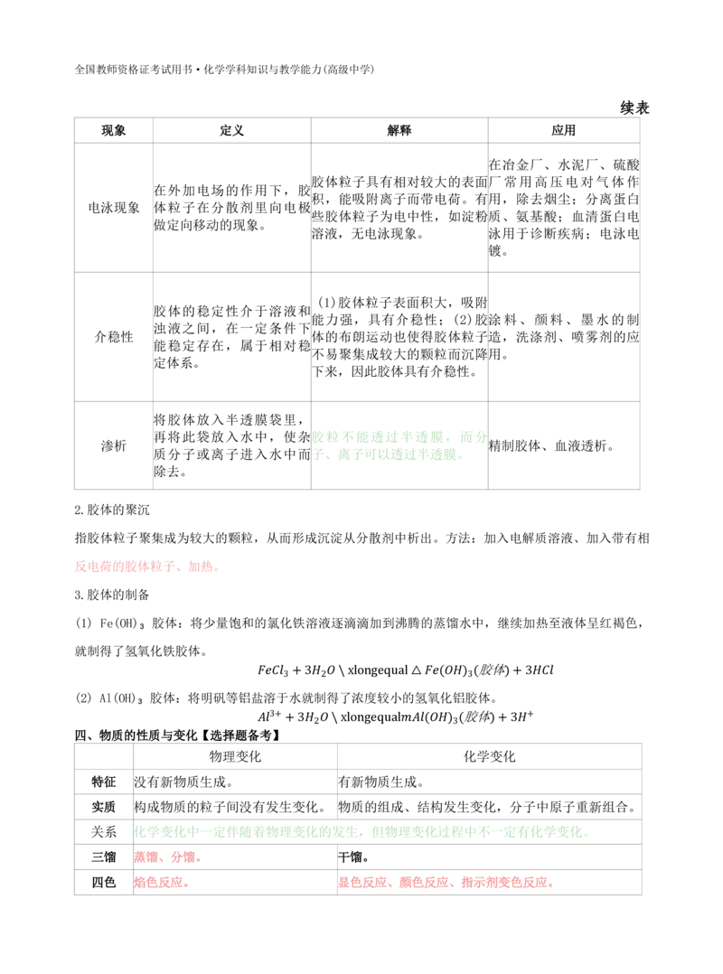 高中化学-学霸笔记109页(1)_教资_初高中2026教资_26上资料（持续更新）_高中科三_高中科目三资料包合集②_高中化学