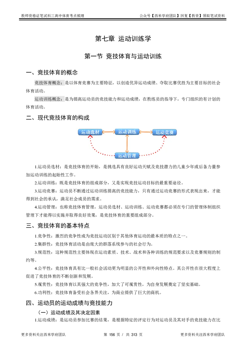 高中体育-考点梳理1_教资_25下资料合集二_25下最新科三知识点汇编+思维导图-高中_07.体育_04.考点梳理