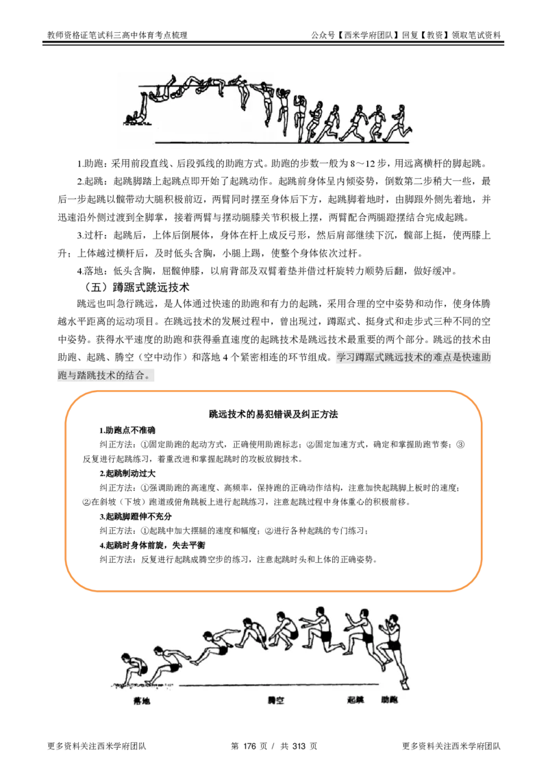 高中体育-考点梳理1_教资_25下资料合集二_25下最新科三知识点汇编+思维导图-高中_07.体育_04.考点梳理