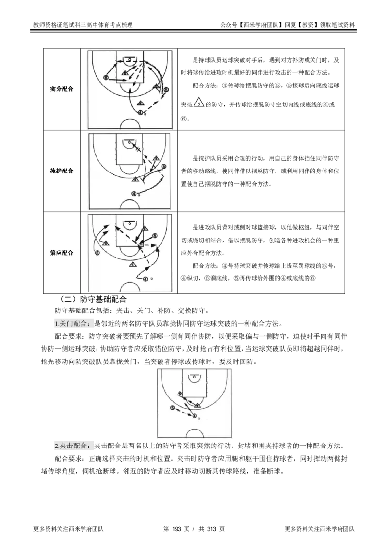 高中体育-考点梳理1_教资_25下资料合集二_25下最新科三知识点汇编+思维导图-高中_07.体育_04.考点梳理