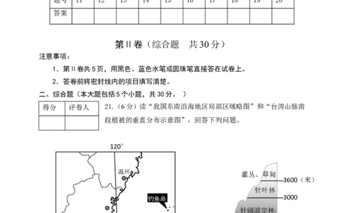 2013年菏泽市中考地理试题及答案_中考真题_9.地理中考真题2015-2024年_地区卷_山东省_菏泽地理10-21