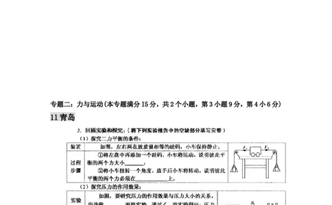 2011年青岛市中考物理试卷和答案_中考真题_4.物理中考真题2015-2024年_地区卷_山东省_青岛物理08-22