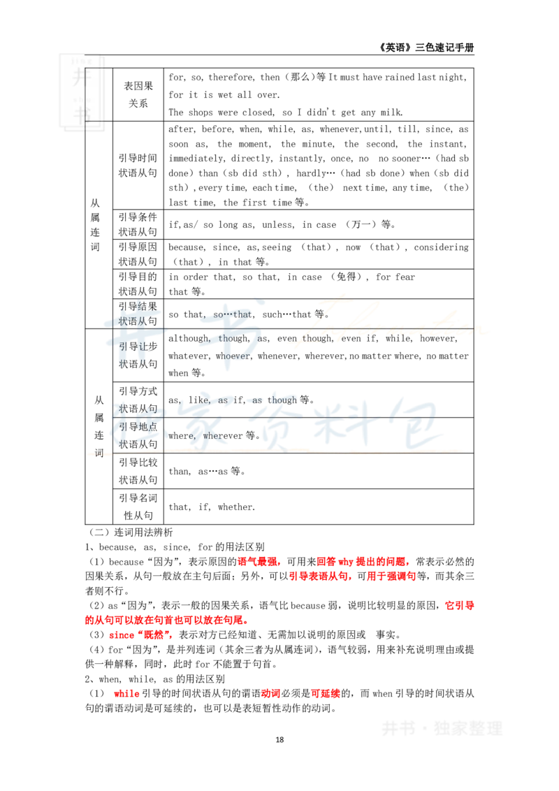 井书&middot;独家资料包教师资格《（高中）英语》三色速记手册（独家整理）_教资_初高中2026教资_25下教师资格证_科三高中各科资料汇总_井书&middot;独家资料包高中各科资料汇总
