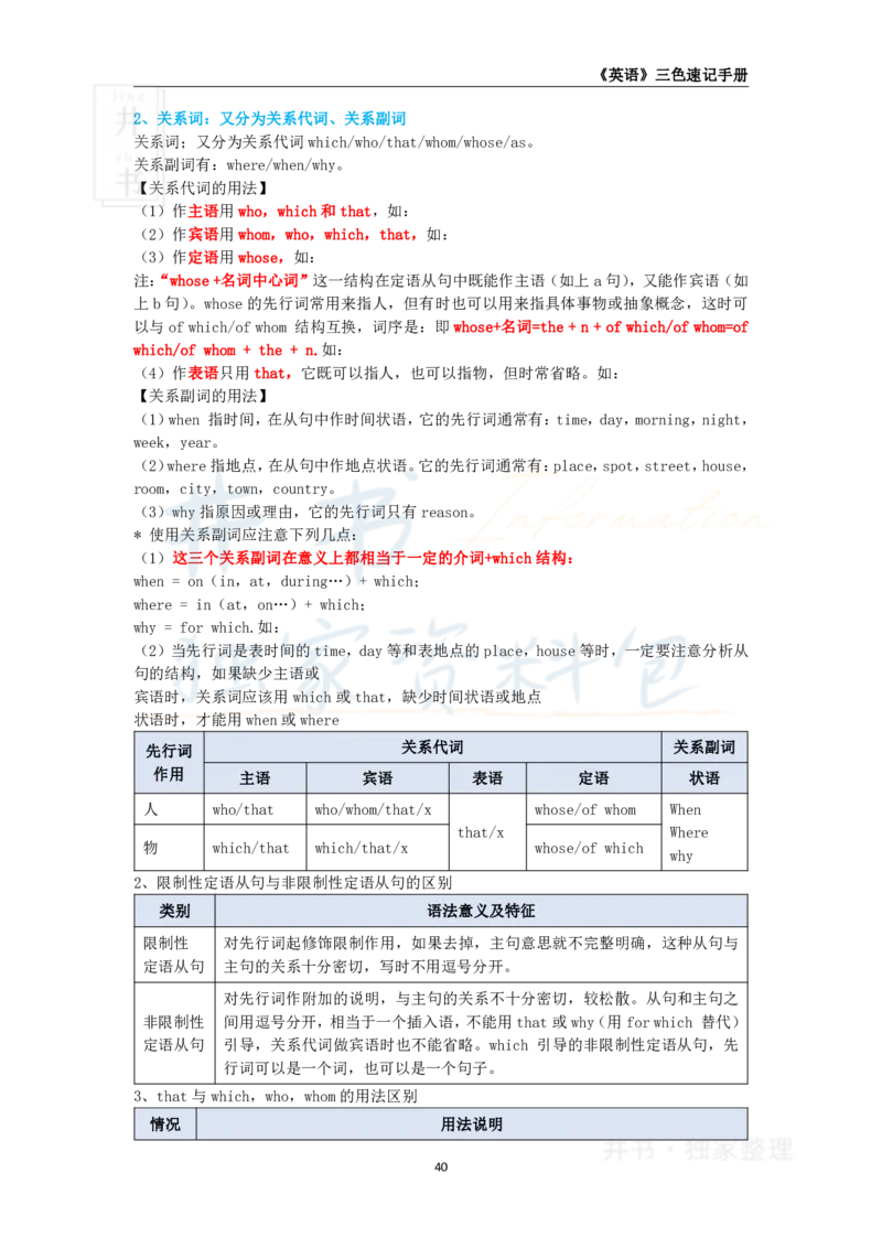 井书&middot;独家资料包教师资格《（高中）英语》三色速记手册（独家整理）_教资_初高中2026教资_25下教师资格证_科三高中各科资料汇总_井书&middot;独家资料包高中各科资料汇总
