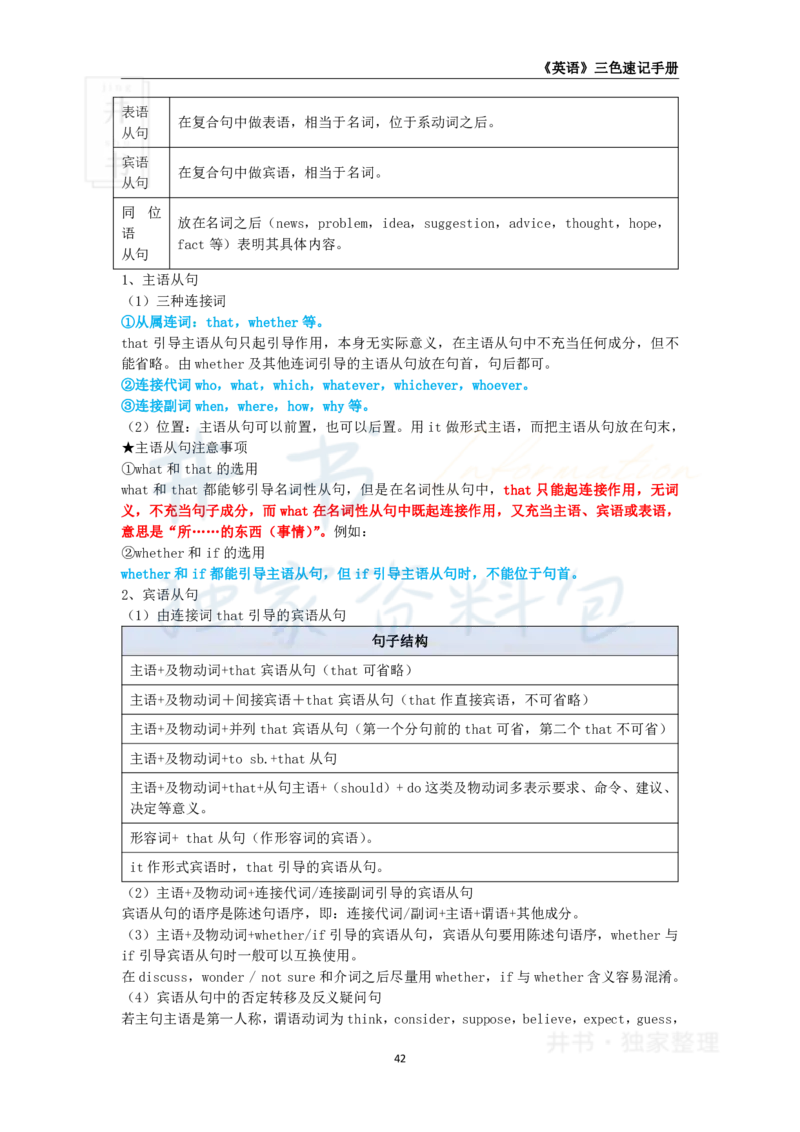 井书&middot;独家资料包教师资格《（高中）英语》三色速记手册（独家整理）_教资_初高中2026教资_25下教师资格证_科三高中各科资料汇总_井书&middot;独家资料包高中各科资料汇总