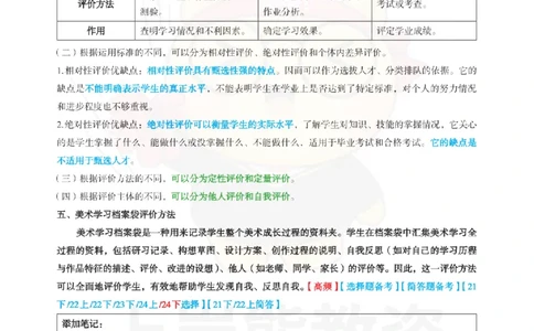 高中美术-教学评价_教资_初高中2026教资_26上资料（持续更新）_高中科三_高中科目三资料包合集②_高中美术