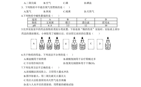 2009年重庆市中考化学试卷(含答案)_中考真题_5.化学中考真题2015-2024年_地区卷_重庆中考化学08-22