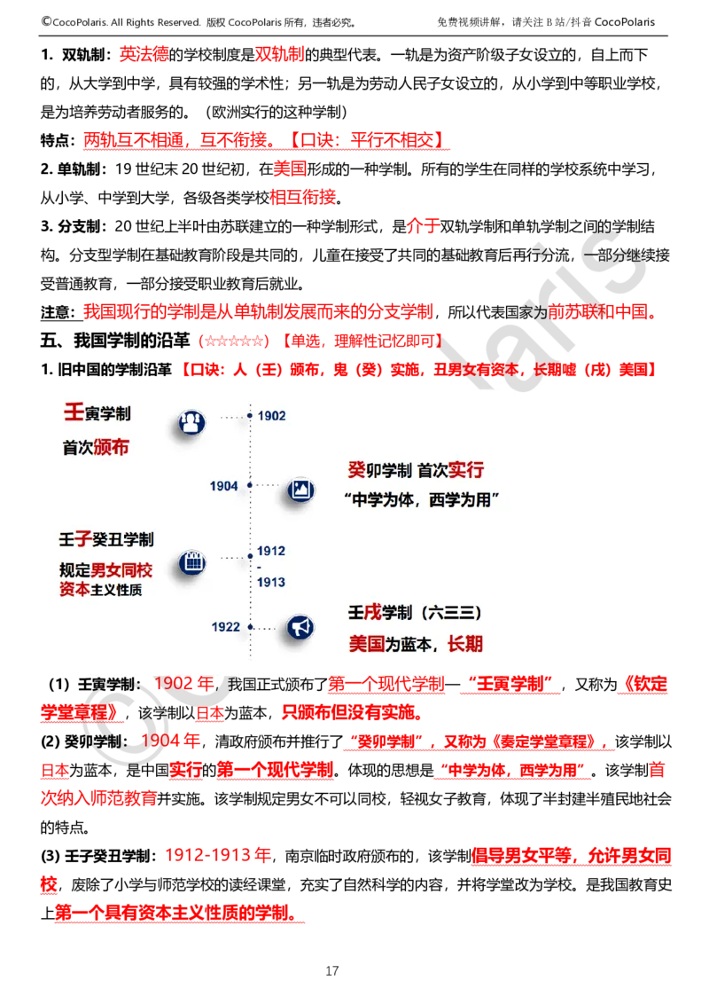 0125下中学科二CocoPolarisの教育知识与能力学习讲义_4-教培资料-26年最新资料-同步更新_初中高中教资_2025下中学教资笔试_04科一科二重点笔记_25下coco教资