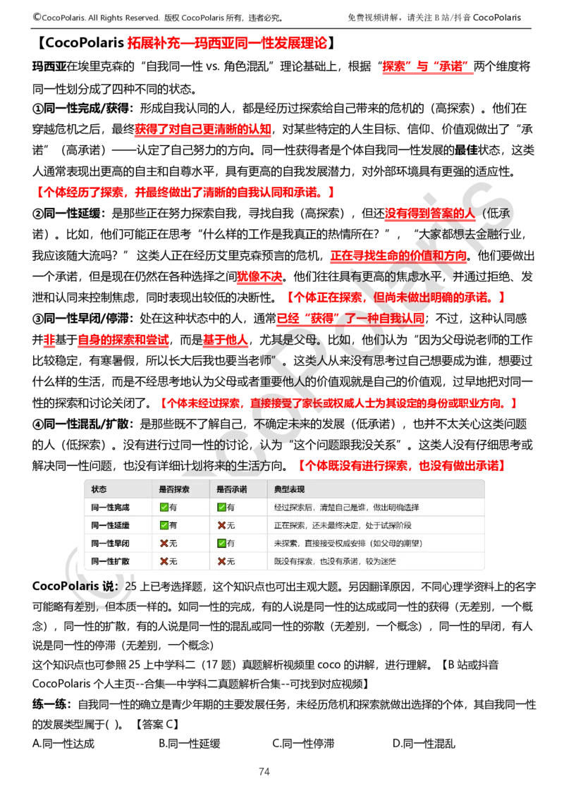 0125下中学科二CocoPolarisの教育知识与能力学习讲义_4-教培资料-26年最新资料-同步更新_初中高中教资_2025下中学教资笔试_04科一科二重点笔记_25下coco教资