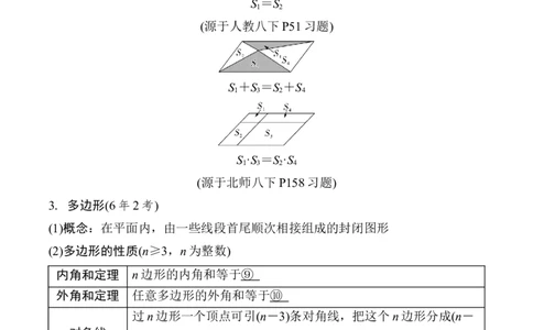 2025年中考数学总复习24微专题平行四边形与多边形学案（含答案）_2数学总复习_2025中考复习资料_2025年中考二轮数学总复习微专题学案（含答案）