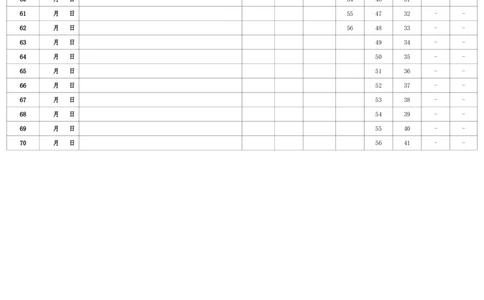 艾斯宾浩记忆表格(红宝书单词)_法硕法学真题（2010-2025）_2.赠品_其他_艾宾浩斯记忆表