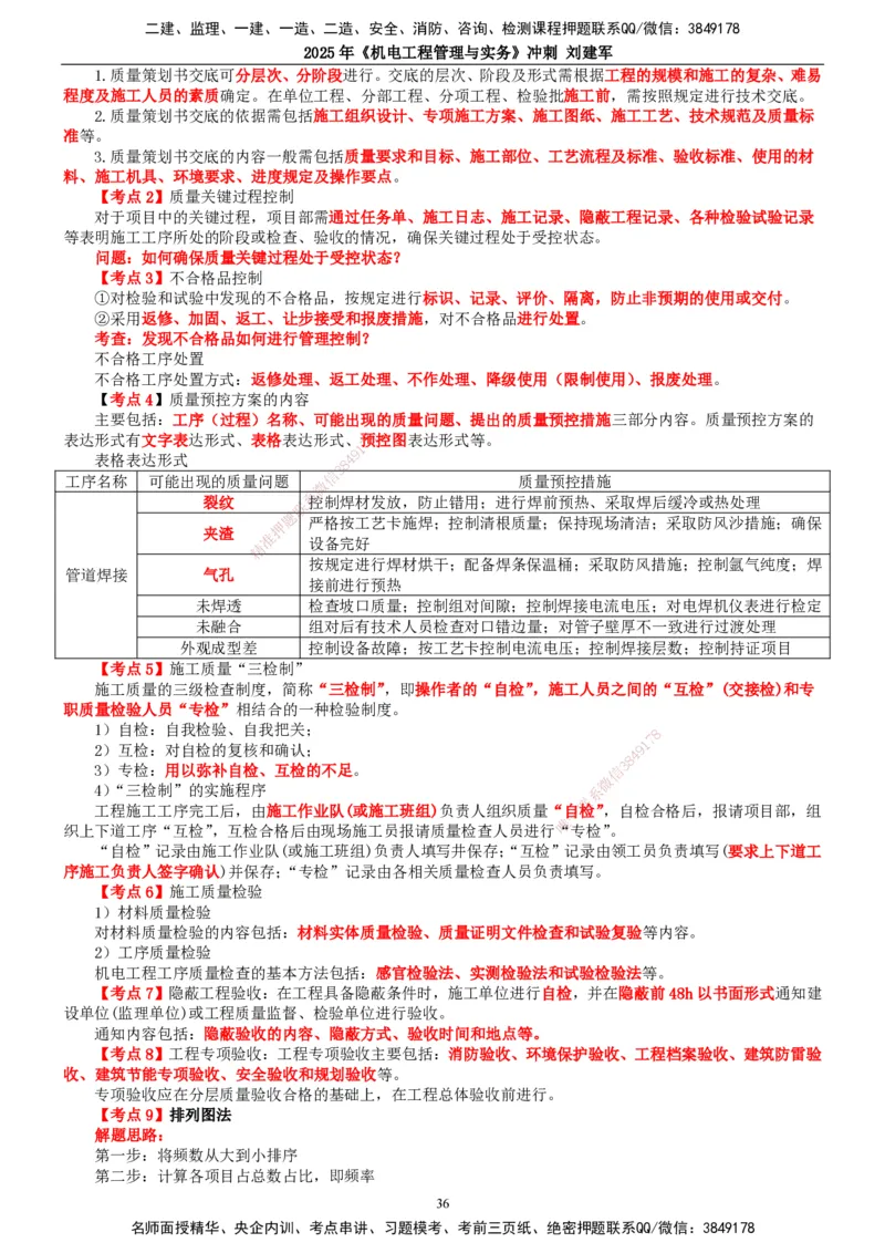 2025年一建机电-冲刺_2026年一级建造师_2026年一建机电_2025年一建机电SVIP_04-冲刺串讲✿考点强化✿小灶集训_36-机电《冲刺串讲班》刘建军TG_讲义
