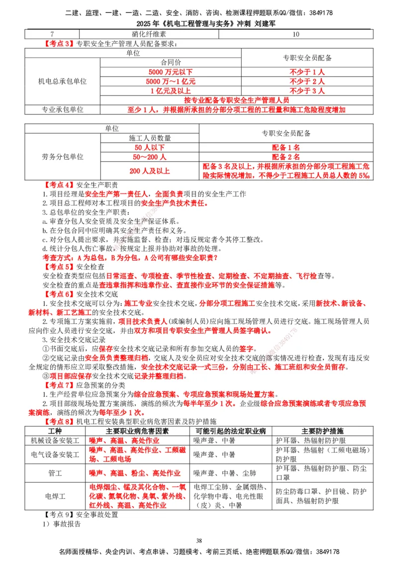 2025年一建机电-冲刺_2026年一级建造师_2026年一建机电_2025年一建机电SVIP_04-冲刺串讲✿考点强化✿小灶集训_36-机电《冲刺串讲班》刘建军TG_讲义
