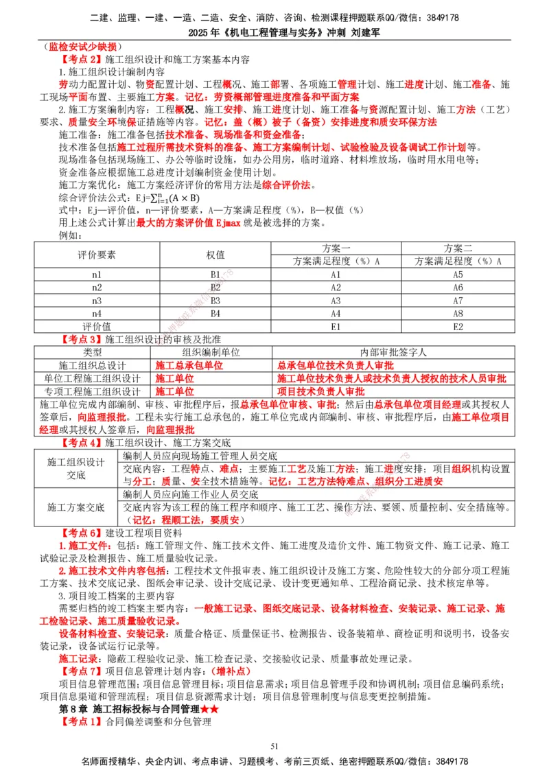2025年一建机电-冲刺_2026年一级建造师_2026年一建机电_2025年一建机电SVIP_04-冲刺串讲✿考点强化✿小灶集训_36-机电《冲刺串讲班》刘建军TG_讲义