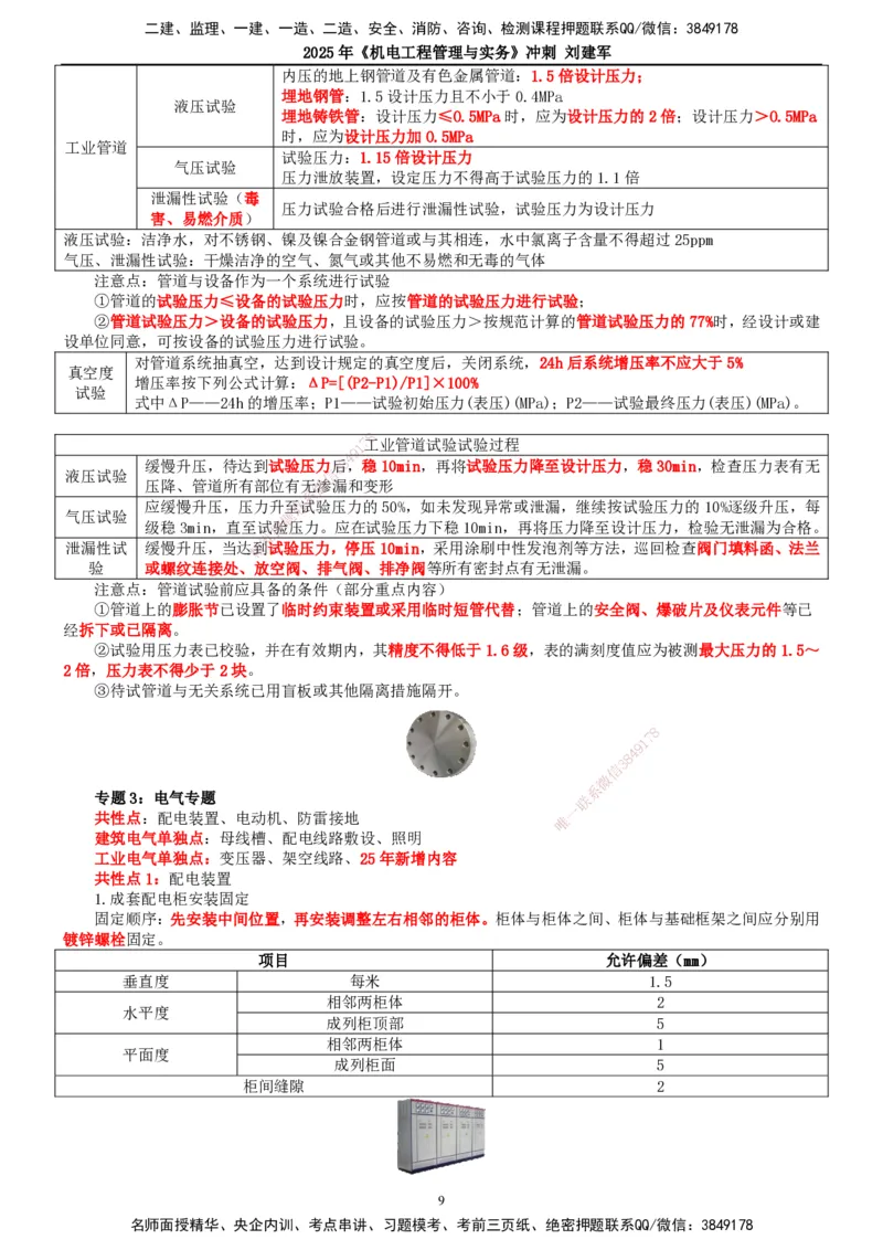 2025年一建机电-冲刺_2026年一级建造师_2026年一建机电_2025年一建机电SVIP_04-冲刺串讲✿考点强化✿小灶集训_36-机电《冲刺串讲班》刘建军TG_讲义