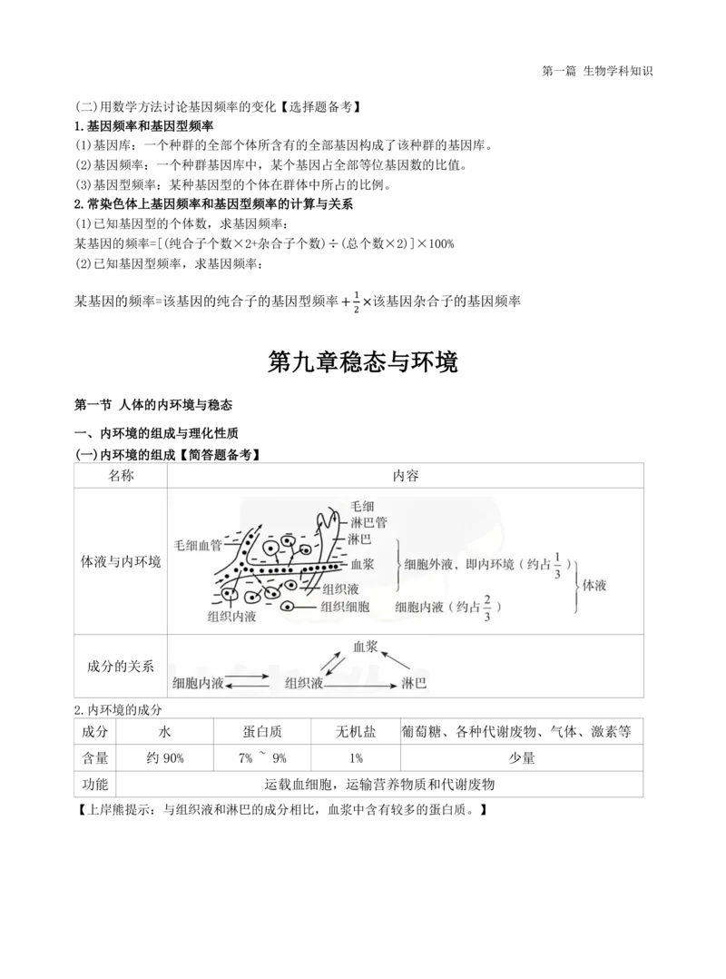 初中生物-学霸笔记113页_教资_初高中2026教资_26上资料（持续更新）_初中科三_初中科目三资料合集①_初中生物