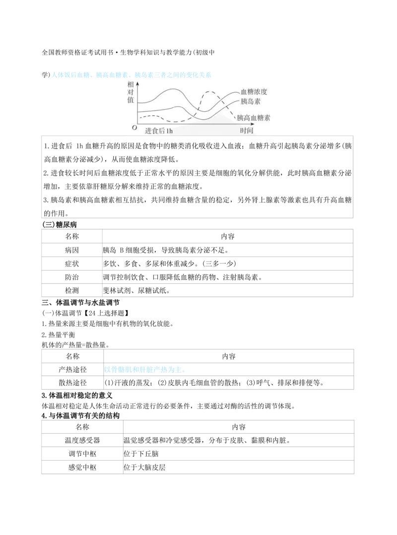 初中生物-学霸笔记113页_教资_初高中2026教资_26上资料（持续更新）_初中科三_初中科目三资料合集①_初中生物