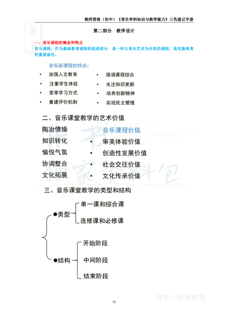 初中音乐王炸秘籍9_教资_初高中2026教资_25下教师资格证_科三初中各科资料汇总_初中音乐王炸秘籍